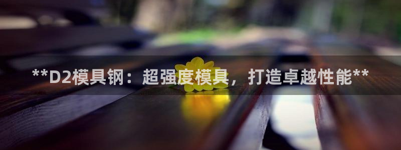 2018太阳集团游戏网站：**D2模具钢：超强度模具，打造卓越性能**