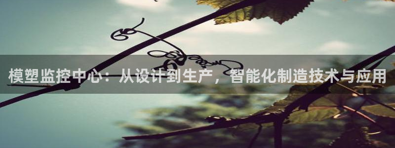 太阳集团tcy8722查封了：模塑监控中心：从设计到生产，智能化制造技术与应用