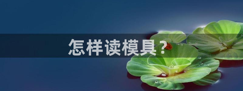 太阳集团网址首页：怎样读模具？