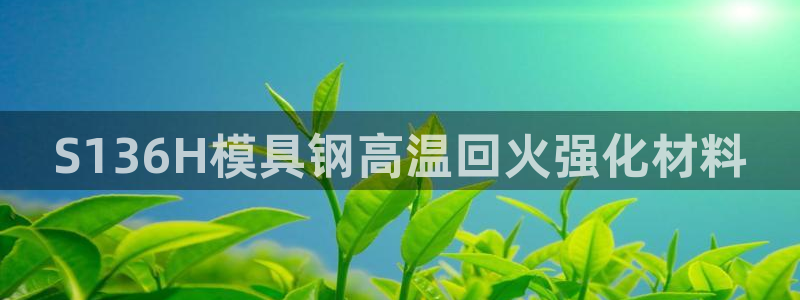 冷太阳什么意思：S136H模具钢高温回火强化材料