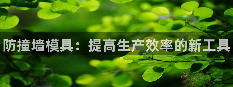 太阳诚集团有限公司是国企吗还是央企：防撞墙模具：提高生产效率