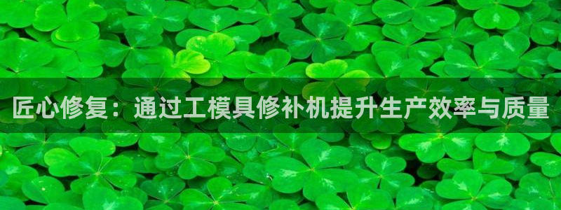 太阳gg官网登录：匠心修复：通过工模具修补机提升生产效率与质量