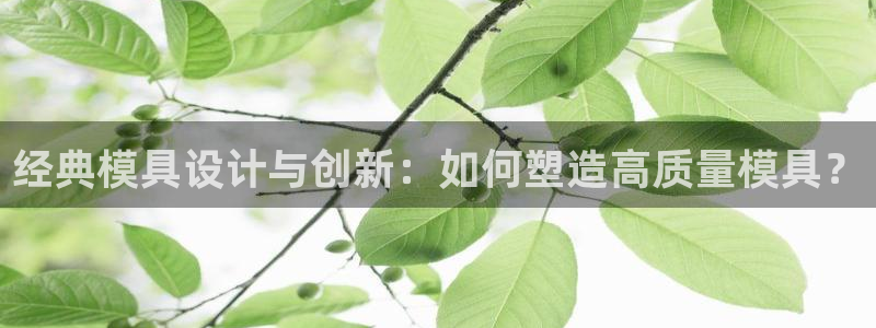 太阳集团手机app：经典模具设计与创新：如何塑造高质量模具？