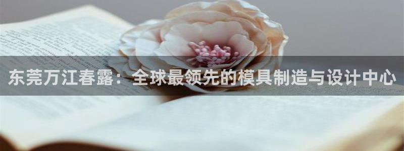 太阳诚集团APP在线观看：东莞万江春露：全球最领先的模具制造与设计中心
