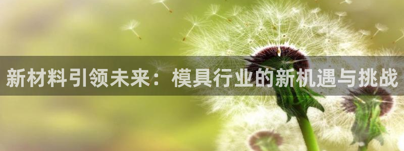 太阳成集团tyc234cc古天乐下载：新材料引领未来：模具行业的新机遇与挑战
