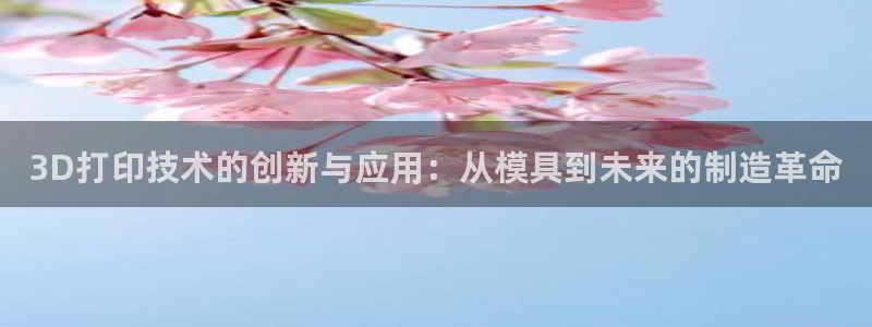 太阳2平台网站：3D打印技术的创新与应用：从模具到未来的制造