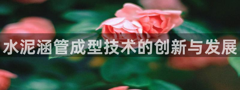 太阳集团网站入口：水泥涵管成型技术的创新与发展