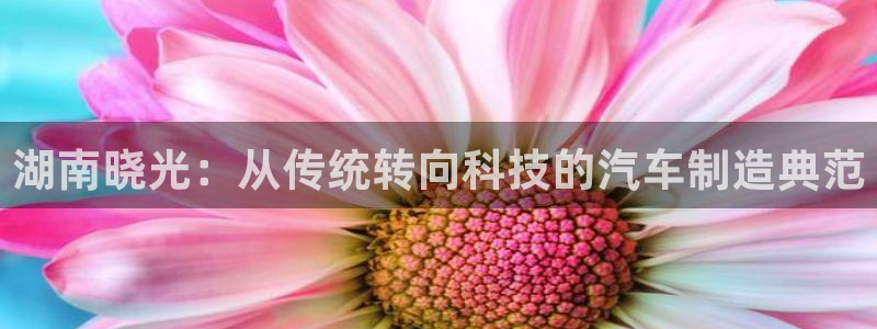 太阳集团2018登录网址查询：湖南晓光：从传统转向科技的汽车制造典范