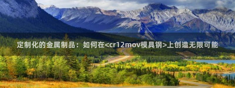 太阳集团游戏城旧版5376：定制化的金属制品：如何在<cr12mov模具钢>上创造无限可能
