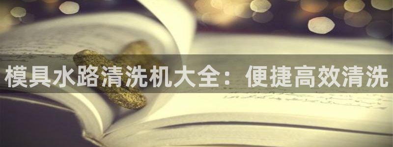 太阳集团电子游戏官网小额充值：模具水路清洗机大全：便捷高效清洗