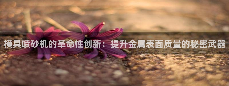 太阳成集团娱乐：模具喷砂机的革命性创新：提升金属表面质量的秘密武器