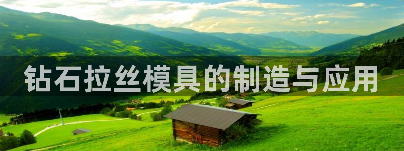 太阳gg官网登录：钻石拉丝模具的制造与应用